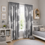 Luxury Kids Superstar Blackout Curtains - Grey