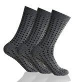 12 Pack Men’s Dot Stripe Suit Socks - Bng