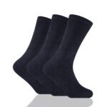 3 Pack Premium Plain Sports Socks - Black