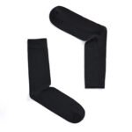 12 Pack Men’s Breathable Plain Socks - Black