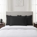 Luxury 200 Thread Count Oxford Pillowcase - Black
