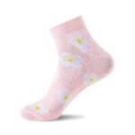 12 Pack Ladies Soft Floral Print Socks - Multi