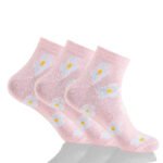 12 Pack Ladies Soft Floral Print Socks - Multi