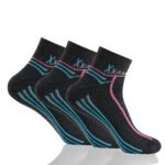 12 Pack Ladies Cotton Sports Socks - Multi