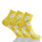 12 Pack Ladies Soft Floral Print Socks - Multi