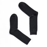 12 Pack Ladies Soft Plain Everyday Socks - Black