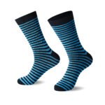 12 Pack Men’s Dot Stripe Suit Socks - Bng
