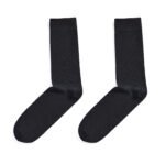 12 Pack Men’s Breathable Plain Socks - Black