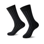 12 Pack Men’s Dot Stripe Suit Socks - Bng