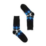 12 Pack Men's Vibrant Cotton Suit Socks - Multi