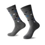 3 Pack Geometric Pattern Suit Socks - Bng