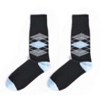 12 Pack Men’s Gentle Fit Pattern Socks - Multi