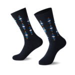 3 Pack Geometric Pattern Suit Socks - Bng