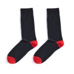 12 Pack Men's Non-Elastic Plain Socks - Multi - Image 6