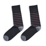 12 Pack Men’s Gentle Fit Pattern Socks - Multi