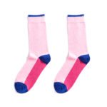 12 Pack Ladies Cherry Cotton Socks - Multi