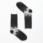 12 Pack Men's Vibrant Cotton Suit Socks - Multi