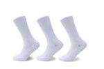 Men's Pack Of 3 Cotton Socks - White - Image 3