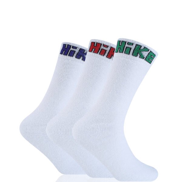 Men's Cushioned Sports Socks 3 Pack - White