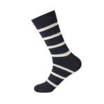 12 Pack Men's Loose Fit Striped Socks - Multi - Image 8