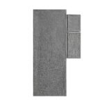 Luxury Quick Dry Beach Chair Cover - Grey - Image 6