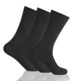 12 Pack Ladies Soft Geometric Socks - Black/White