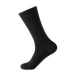 12 Pack Men’s Soft Cotton Comfort Socks - Black