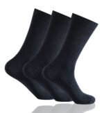 3 Pack Men’s Plain Cotton Socks - Bng