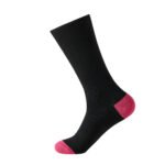 12 Pack Men’s Soft Cotton Heel Toe Socks - Black