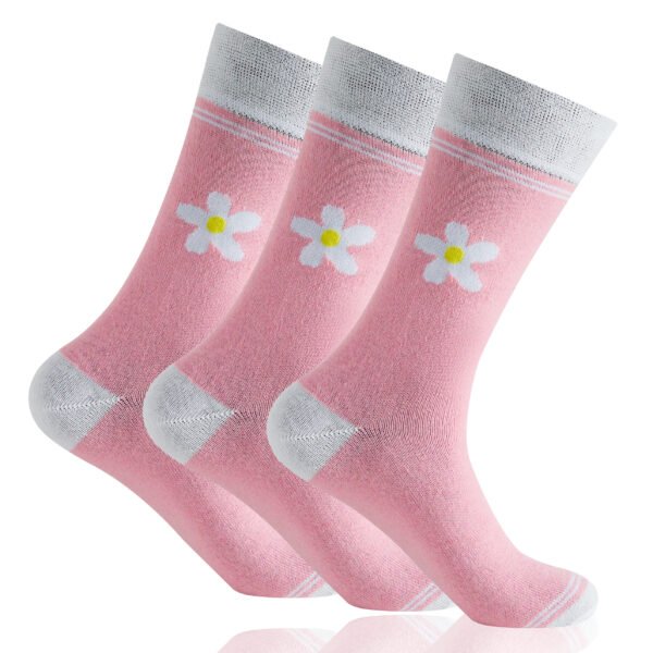 12 Pack Men’s Cotton Floral Pattern Socks - Multi