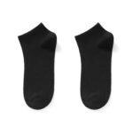 12 Pack Ladies Soft Bamboo Low Cut Socks - Black