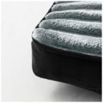 Plush Ribbed Pet Bed for Dogs & Cats - Grey - Image 5