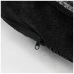 Plush Ribbed Pet Bed for Dogs & Cats - Charcoal - Image 6