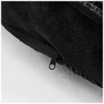 Plush Ribbed Pet Bed for Dogs & Cats - Black - Image 6