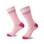 12 Pack Ladies Radiant Stripe Cotton Socks - Multi