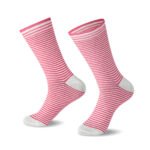 3 Pack Ladies Smart Stripe Cotton Socks - Multi
