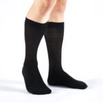 12 Pack Men’s Breathable Plain Socks - Black