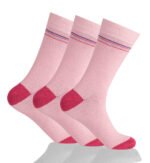 12 Pack Ladies Radiant Stripe Cotton Socks - Multi