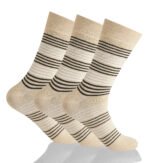 12 Pack Men's Loose Fit Striped Socks - Multi