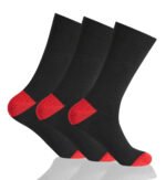 12 Pack Men's Non-Elastic Plain Socks - Multi