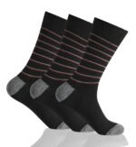 12 Pack Men’s Gentle Fit Pattern Socks - Multi