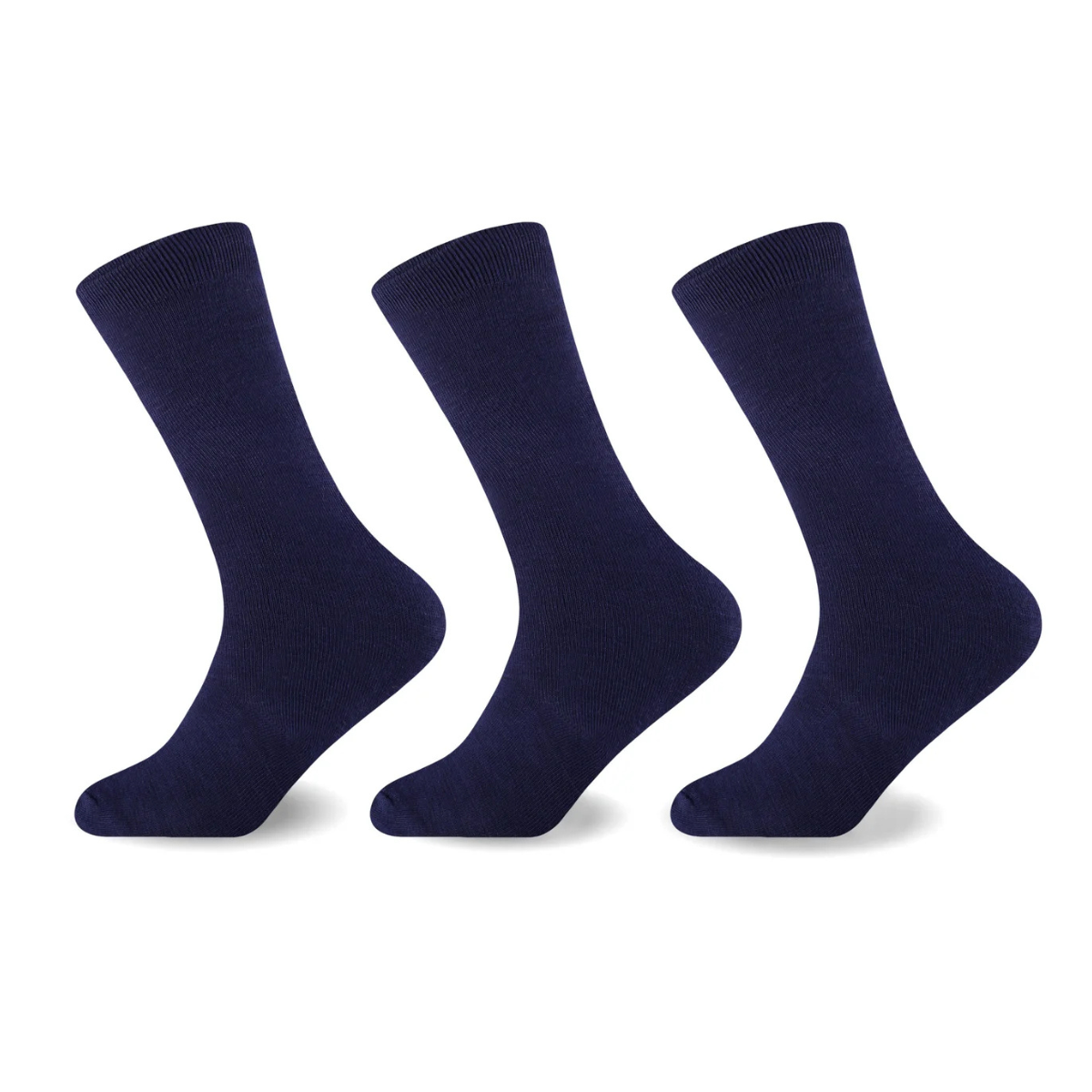 909 (6) 12 Pack Girls’ Comfy & Chic Knee Socks - Navy