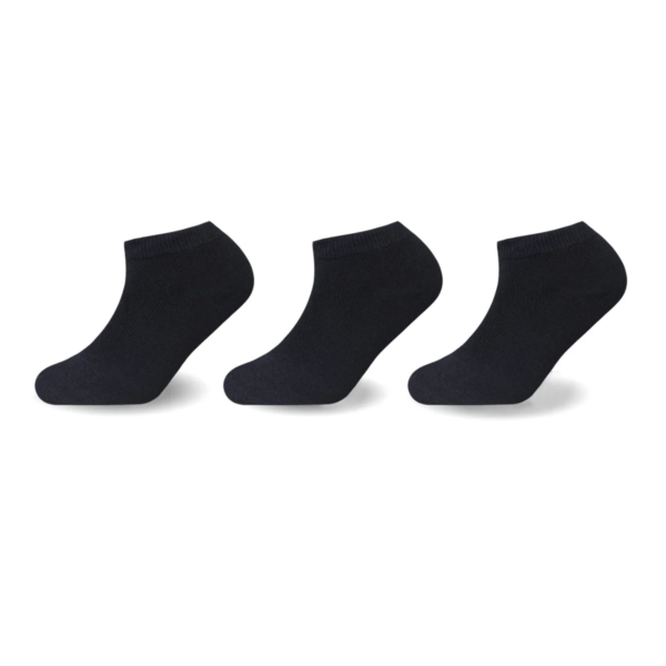 Men's Classic Trainer Socks Pack Of 3 - Black