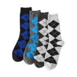 12 Pack Men's Cotton Rich Breathable Socks - Multi