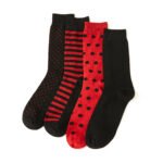 12 Pack Cotton Rich Breathable Men's Socks - Black