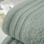 4 Piece Egyptian Cotton Bath Sheet Towel Set - Duck Egg