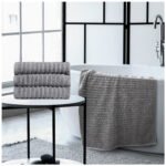 Luxury Soft Touch Bath Sheet Towel - Charcoal