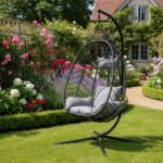 Luxury Indoor Outdoor Hanging Eclipse Chair - Black - Image 7