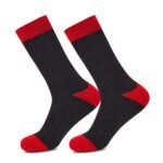 3 Pack Men’s Soft Top Heel & Toe Socks - Multi