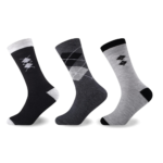 3 Pack Men’s Diamond Comfort Socks - Multi